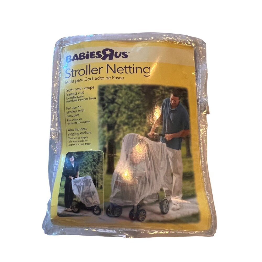 Babies"R"Us Stroller Netting  Soft Mesh  Fits Most Jogging Strollers 100% Polyes